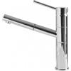 Elleci MIKRENCR Miscelatore monocomando Cucina con canna girevole e doccetta estraibile Reno finitura Cromo CR