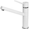 Elleci MKKSAV96 Miscelatore monocomando Cucina con canna girevole Sava finitura Keratek Bianco White 96