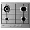 Candy PRONTA CONSEGNA - SPEDIZIONE IMMEDIATA Piano Cottura da Incasso a Gas 60 cm 4 Fuochi Acciaio Inox NEW TIMELESS Candy CHW6BR4WPX - 33802077