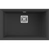 Elleci LGK12040BSO Lavello da Incasso 1 vasca Monovasca Sottotop 690 x 438 mm finitura Granitek Matt Nero 40 KARISMA 120 SOTTOTOP