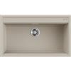 Elleci LKB36095 Lavello da Incasso 1 vasca Monovasca Sopratop 86 x 51 cm finitura Keratek Champagne 95 Best 360