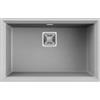 Elleci LMK12079BSO Lavello da Incasso 1 vasca Monovasca Sottotop 690 x 438 mm finitura Granitek Metal Aluminium 79 KARISMA 120 SOTTOTOP