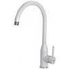 Elleci MGKADI68 Miscelatore monocomando Cucina con canna girevole Adige finitura Granitek Matt Bianco 68