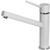 Elleci MGKSAV68 Miscelatore monocomando Cucina con canna girevole Sava finitura Granitek Matt Bianco 68