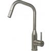 Elleci MIKDRPIN Miscelatore monocomando Cucina con canna girevole e doccetta estraibile finitura Acciaio Inox Dora Plus