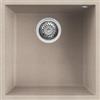 Elleci LGQ10251BSO Lavello da Incasso 1 Vasca Sottotop 44 x 44 cm finitura Granitek Classic Avena 51 Quadra 102 SOTTOTOP