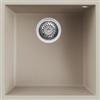 Elleci LKQ10295BSO Lavello da Incasso 1 Vasca Sottotop 44 x 44 cm finitura Keratek Champagne 95 Quadra 102 SOTTOTOP