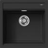 Elleci PRONTA CONSEGNA - SPEDIZIONE IMMEDIATA Elleci LKB10486 Lavello da Incasso 1 vasca Monovasca Sopratop 51 x 51 cm finitura Keratek Black 86 Best 104