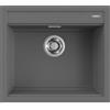 Elleci LKB10599 Lavello da Incasso 1 vasca Monovasca Sopratop 57 x 51 cm finitura Keratek Dark Grey 99 Best 105
