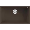 Elleci LGQ13078BSO Lavello da Incasso 1 Vasca Sottotop 76 x 44 cm finitura Granitek Matt Espresso 78 Quadra 130 SOTTOTOP