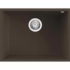 Elleci PRONTA CONSEGNA - SPEDIZIONE IMMEDIATA Elleci LGQ11078BSO Lavello da Incasso 1 Vasca Sottotop 58 x 44 cm finitura Granitek Matt Espresso 78 Quadra 110 SOTTOTOP