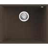 Elleci LGQ10578BSO Lavello da Incasso 1 Vasca Sottotop 54 x 44 cm finitura Granitek Matt Espresso 78 Quadra 105 SOTTOTOP