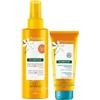 Klorane Poly Spray Sublimatore Tamanu Monoi Spf50 200 Ml + Shampoo Doccia Doposole Monoi 75 Ml