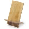 Supporto telefono scrivania in bamboo personalizzato Roly Lyra personalizzate o neutre