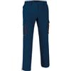 PANTALONE THUNDER BLU NAVY ORION E ROSSO LOTTO M MISURA A 44-45-46