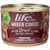 LIFE PETCARE Srl Fegatini e Cuori di Pollo Mixer Crocc Life Pet 150g