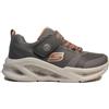 Skechers Skechers Meteor-lights, Scarpe sportive Bambini e ragazzi, Charcoal Textile Synthetic Orange Trim, 35 EU