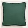 ROOM99 Boca Chica - Federa decorativa per cuscino, estetica, moderna, per camera da letto, soggiorno, in cotone, colore: verde scuro, 40 x 40 cm