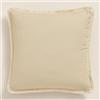 ROOM99 Boca Chica 40 x 40 cm federa decorativa per cuscino, cuscino decorativo decorativo per camera da letto, soggiorno, boho cotone beige