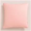 ROOM99 Pure 40 x 40 cm, federa decorativa, per cuscino decorativo, stile moderno, per camera da letto, soggiorno, rosa cipria