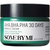 SOME BY MI AHA BHA PHA 30 Days Miracle Cream - 60ml - Crema viso esfoliante delicata con acido salicilico e centella - Lenitiva e purificante per uso quotidiano - Cura coreana