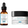 SkinCeuticals Set C E Ferulic Siero Viso Antiossidante con Vitamina ed + A.G.E. Interrupter Advanced Crema Antirughe 1 pz