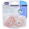 Chicco Succhietti Air Rosa Silicone 2-6 Mesi 1 pz