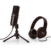 Zoom - ZUM-2PMP - Kit Podcast USB con Microfono USB/Cavo/Cuffie/Treppiede