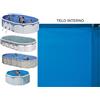 Gre Teli in PVC per piscine con pareti in acciaio con sistema di fissaggio Overlap - Fs Pr 350