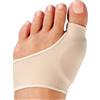 PEDIMEND Pezzi di tessuto super elastico con cuscinetto gel flessibile morbido protezione delle dita calze di Pedimend - per alluce valgo sollievo dal dolore/blister/gotta/artrite - cura dei piedi