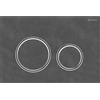 PLACCA DI COMANDO GEBERIT SIGMA 50 ROUND ARDESIA MUSTANG E CROMO 115.884.JM.1