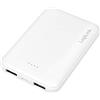 LogiLink PA0202W - Power Bank portatile, 5000 mAh, 2 USB, colore: Bianco