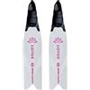 CETMA LOTUS BLADES S WHITE+MAGENTA Pinne in Micro-Composito Polimerico