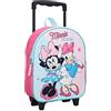 Disney Minnie Mouse & Paperina Zainetto Zaino Trolley in 3D Scuola Materna Asilo Escursioni Tempo Libero