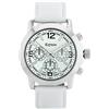 Extreim EXT-8386A-6A - Orologio analogico da uomo, colore: Bianco, bianco, cinghia