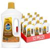Pronto Legno Pulito, Detergente Pavimenti Parquet, Delicato ed Efficace, Esalta i tuoi Pavimenti in Legno, Formato Scorta da 12 Pezzi da 750 ml