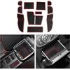 CDEFG Compatibile con Ford Focus Active 2022 2023 2024 Facelift, Tappetino Antiscivolo Antipolvere Antigraffio Tappetini in Gomma Portabicchieri per Interni Auto Focus Active Accessori (Rosso)