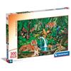 Clementoni- Supercolor The Jungle Retreat-300 Pezzi Bambini 9 Anni, Puzzle Illustrazione, Animali, Made in Italy, Multicolore, 21721