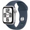 Apple Watch SE GPS 40mm all. argen./blu temp.cintur.sport S/M