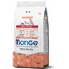 Monge Superpremium Mini Puppy Junior Salmone 7,5 Kg Monoproteico per Cani