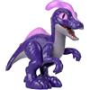 Fisher-Price Imaginext Jurassic World - Parasaurolofo Dinosauro XL, dinosauro extra-large con luci e suoni, alto 25+ cm, mascella mobile e occhi e corno si illuminano, giocattolo per bambini, 3+ anni, HML43