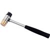 Alnicov Fret Hammer Chitarra Liutaio Martello Diametro 26mm Testa in plastica nera e ottone per strumenti a corda