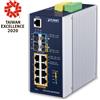PLANET Switch di rete PLANET IP30 DIN-rail Industrial L3 8P Gestito Gigabit Ethernet (10/100/1000) Alluminio, Blu [IGS-6325-8UP2S2X]