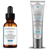SkinCeuticals Set C E Ferulic Siero Viso Antiossidante con Vitamina ed + Ultra Facial UV Defense SPF 50+ Crema Solare Idratante 1 pz