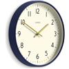 Jones Clocks® Studio orologio | Orologio a parete moderno rotondo | 30cm | Blu navy scuro | Numeri facili da leggere | Design versatile per cucina, soggiorno o ufficio