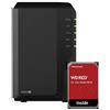 Synology DS220 RED geheugenkaart 8TB 2x 4TB NAS DS220
