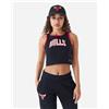 New Era Crop Chicago Bulls W - Canotta - Donna - Nero