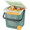bioMat Airbox Cestino Umido, incl. Sacchetti Compostabili da 10 l (52 Sacchetti con Maniglia), Riduce gli Odori, Made in Germany