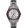 Armani Exchange Orologio da Uomo, Movimento Multifunzione, Acciaio Inossidabile, con Cassa da 42 mm e Cinturino in Pelle o Acciaio, Grigio