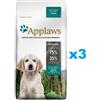 APPLAWS Puppy Small Medium Chicken 6 kg (3x2 kg) con pollo per cuccioli di piccola e media taglia
